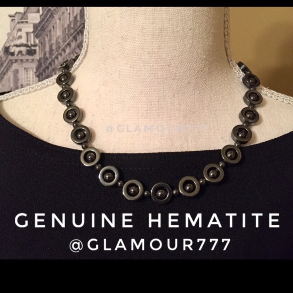 🛍Hematite Bead, Magnetic Closure Necklace